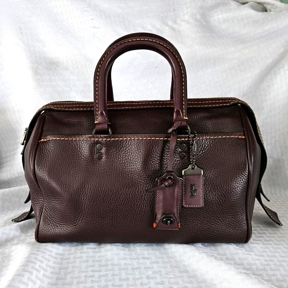Coach rogue satchel oxblood 20216